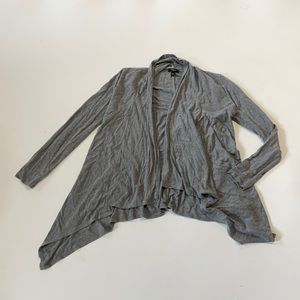 Cupio women's small gray open cardigan